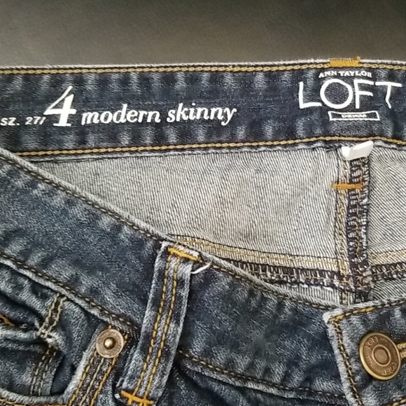 Loft Modern Skinny Denim Jeans - Picture 4 of 4